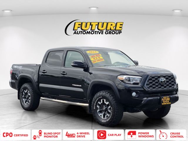 Black 2023 Toyota Tacoma TRD Off Road Double Cab 4WD Pickup Truck Four-Wheel Drive 6-Speed Automatic