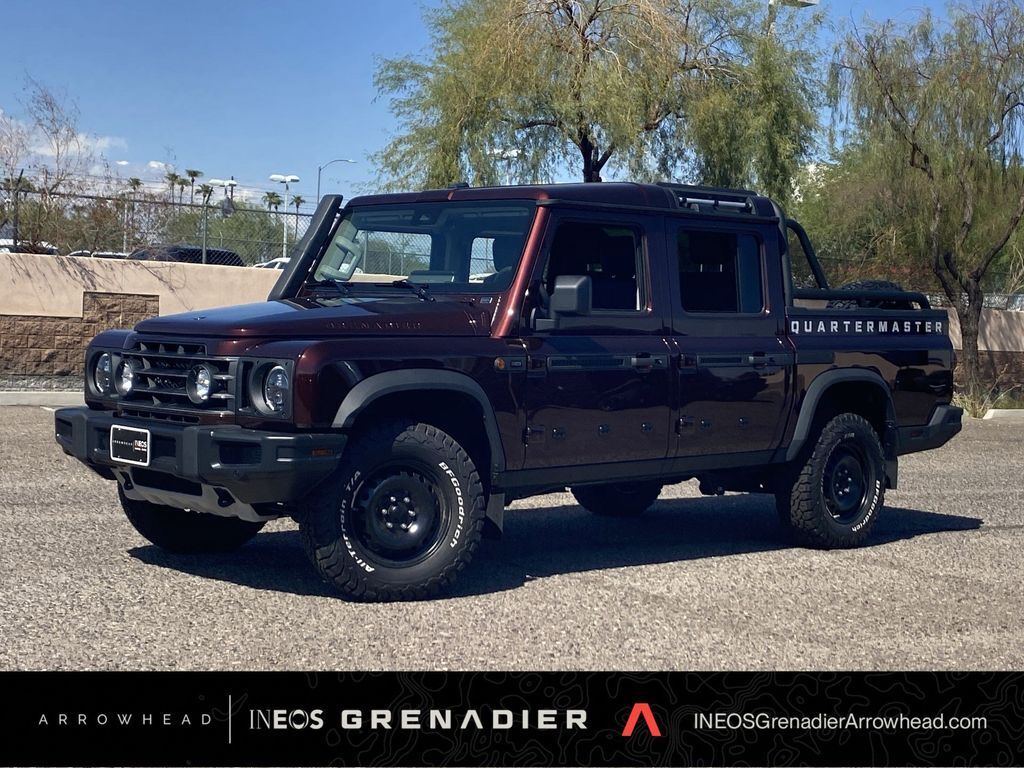 Queens Red 2025 Ineos Quartermaster Trialmaster 4WD Pickup Truck Four-Wheel Drive 8-Speed Automatic