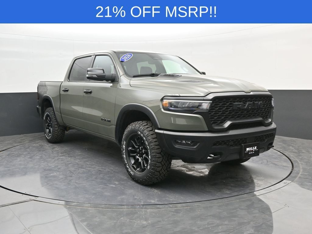 Canyon Lake 2026 RAM 1500 Rebel Crew Cab 4WD Pickup Truck Four-Wheel Drive 8-Speed Automatic