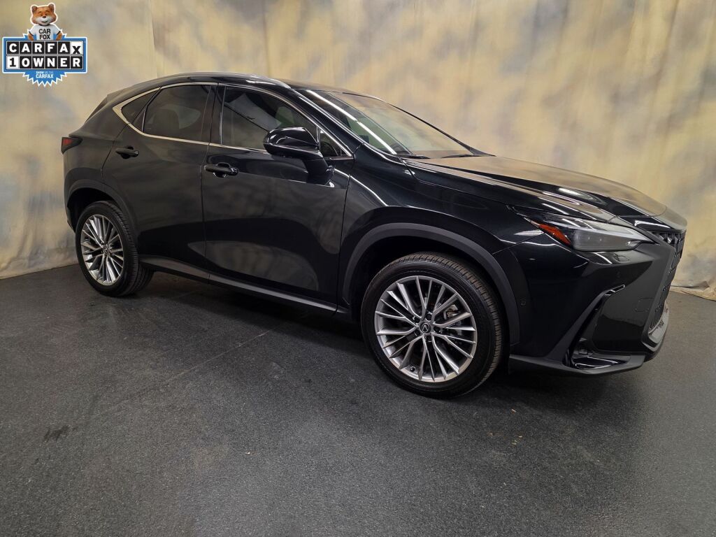 Black (Caviar) 2025 Lexus NX Hybrid 350h Luxury AWD SUV / Crossover All-Wheel Drive 6-Speed CVT