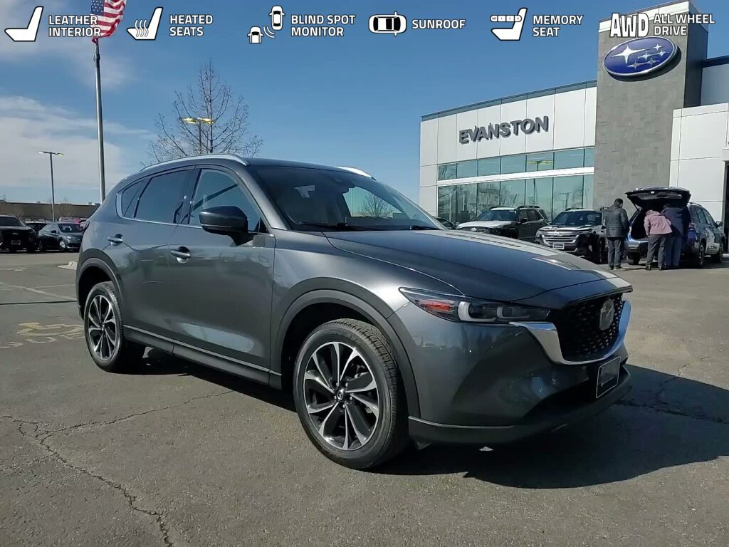 Machine Gray Metallic 2023 Mazda CX-5 2.5 S Premium AWD SUV / Crossover All-Wheel Drive 6-Speed Automatic