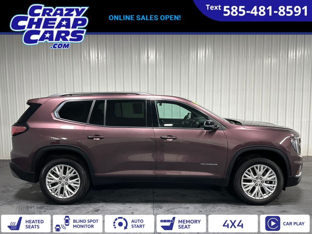 Purple 2024 GMC Acadia Elevation AWD SUV / Crossover Four-Wheel Drive 8-Speed Automatic