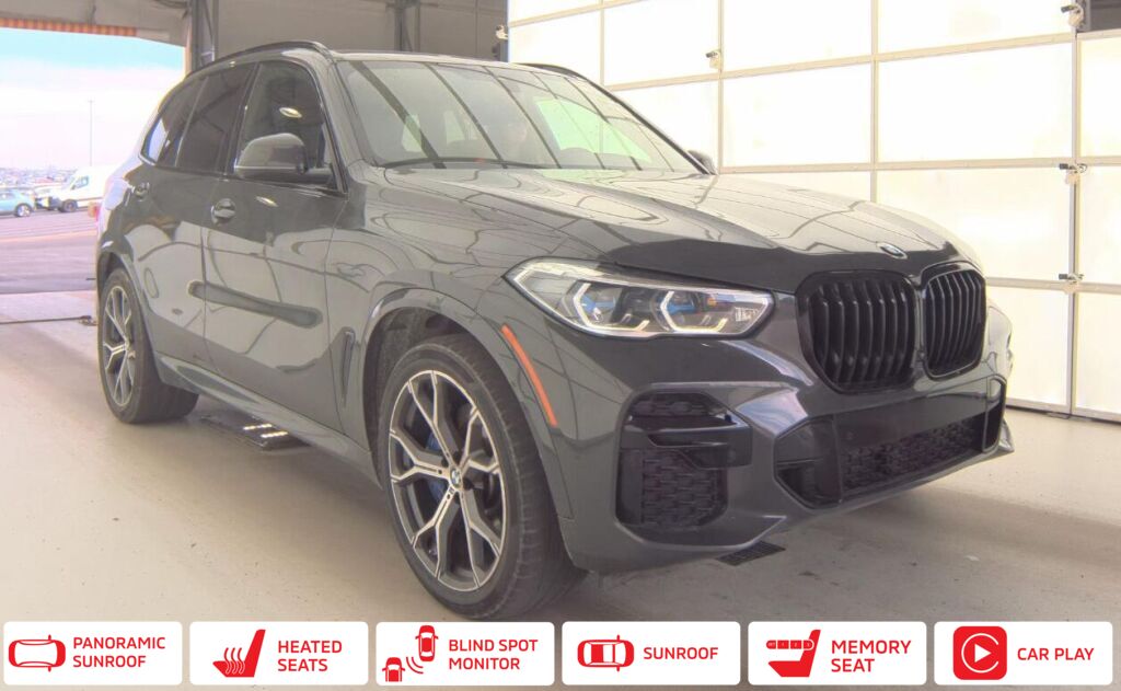 Gray 2022 BMW X5 xDrive40i AWD SUV / Crossover All-Wheel Drive
