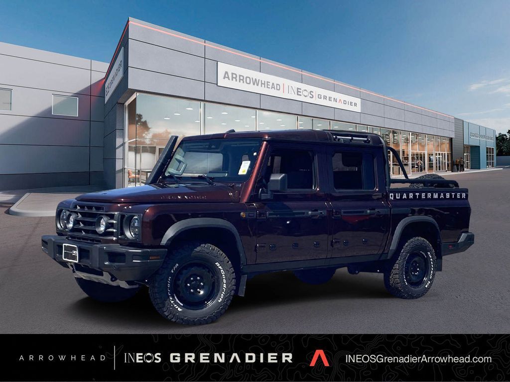 Queens Red 2025 Ineos Quartermaster Trialmaster 4WD Pickup Truck Four-Wheel Drive 8-Speed Automatic