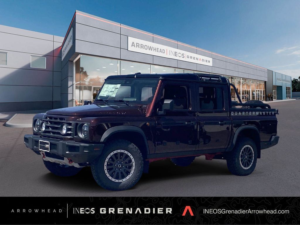 Queens Red 2025 Ineos Quartermaster Fieldmaster 4WD Pickup Truck Four-Wheel Drive 8-Speed Automatic