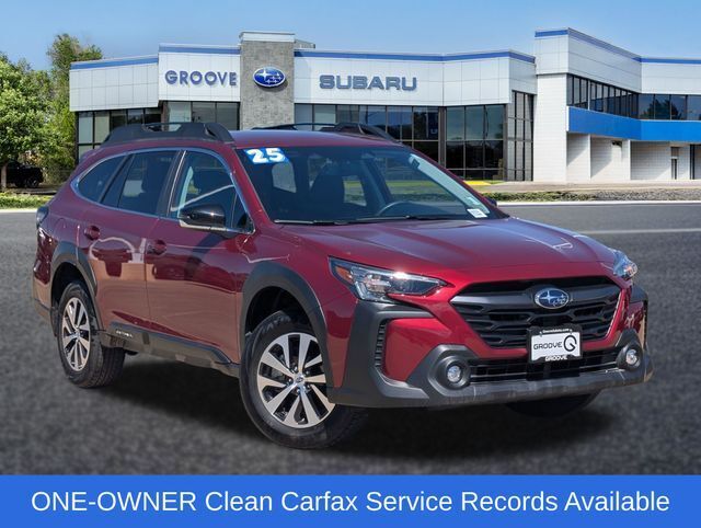 Crimson Red Pearl 2025 Subaru Outback Premium AWD SUV / Crossover All-Wheel Drive Continuously Variable Transmission