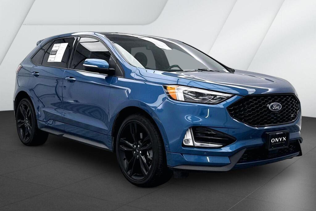 Ford Performance Blue Metallic 2019 Ford Edge ST AWD SUV / Crossover All-Wheel Drive 8-Speed Automatic