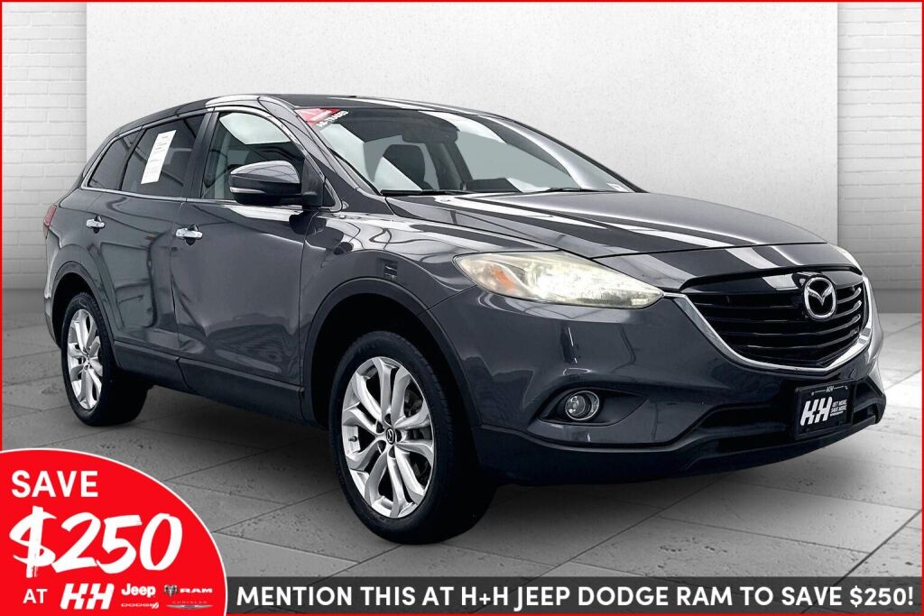 Meteor Gray Mica 2013 Mazda CX-9 Grand Touring AWD SUV / Crossover All-Wheel Drive Automatic