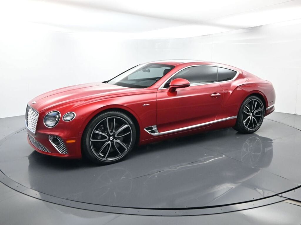 Dragon Red II Metallic 2023 Bentley Continental GT Azure V8 AWD Coupe All-Wheel Drive 8-Speed Dual Clutch