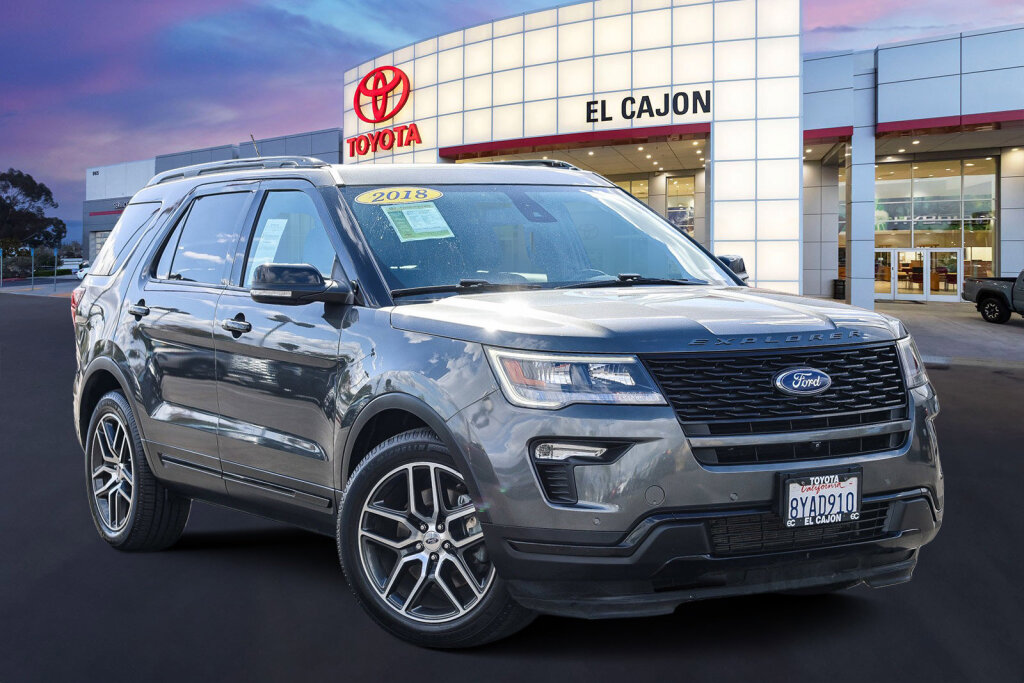 Gray (Magnetic) 2018 Ford Explorer Sport AWD SUV / Crossover All-Wheel Drive 6-Speed Automatic Overdrive