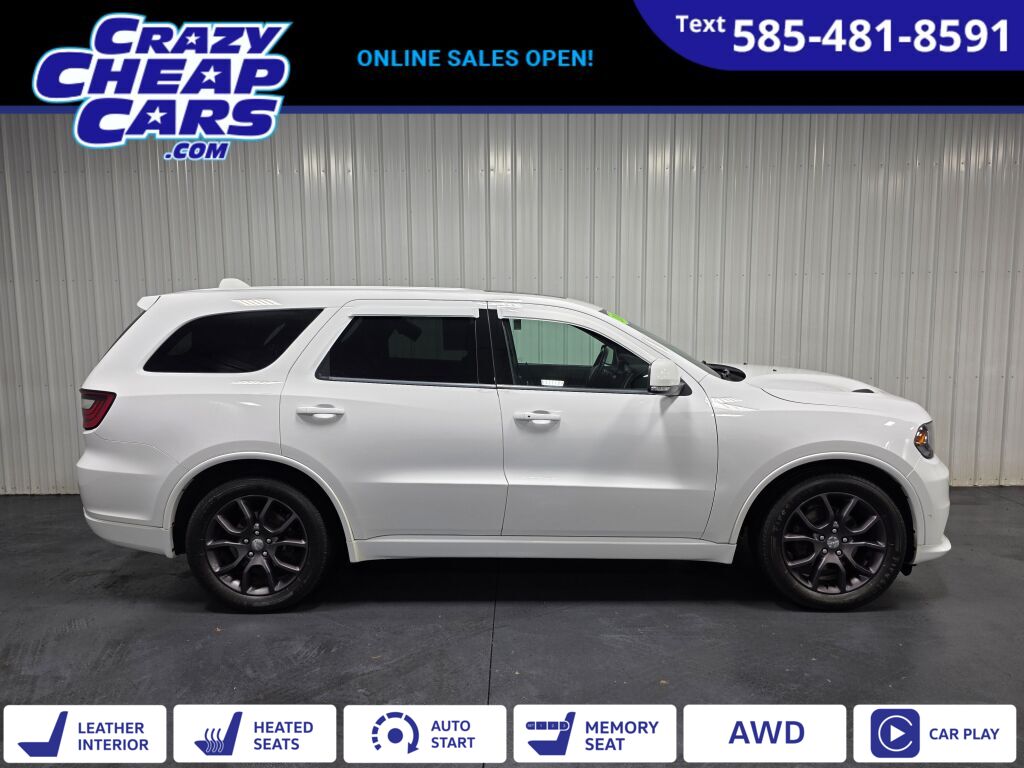 White 2018 Dodge Durango R/T AWD SUV / Crossover All-Wheel Drive 8-Speed Automatic