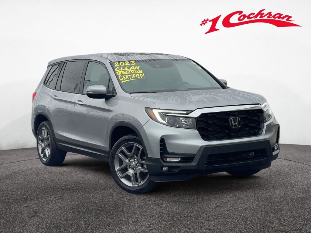 Lunar Silver Metallic 2023 Honda Passport EX-L AWD SUV / Crossover All-Wheel Drive 9-Speed Automatic