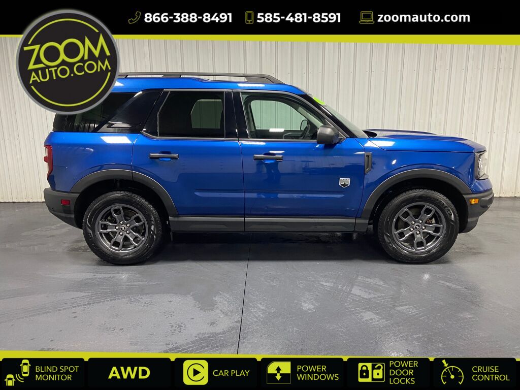 Blue 2023 Ford Bronco Sport Big Bend AWD SUV / Crossover All-Wheel Drive 8-Speed Automatic