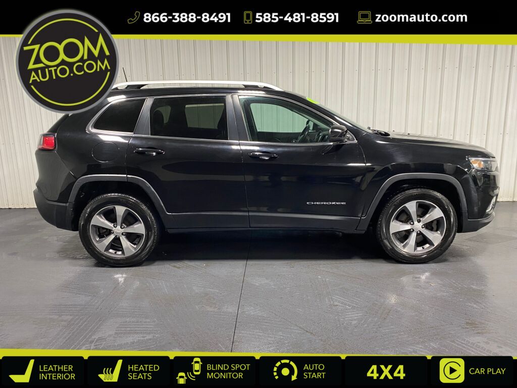 Black 2019 Jeep Cherokee Limited 4WD SUV / Crossover Four-Wheel Drive 9-Speed Automatic