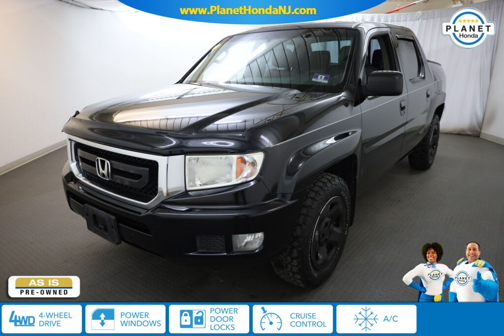 Crystal Black Pearl 2011 Honda Ridgeline RT Pickup Truck Four-Wheel Drive 5-Speed Automatic