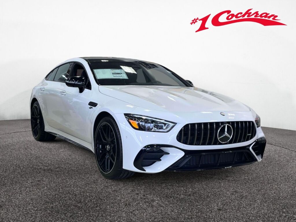 MANUFAKTUR Moonlight White Metallic 2026 Mercedes-Benz AMG GT Coupe All-Wheel Drive 9-Speed Automatic