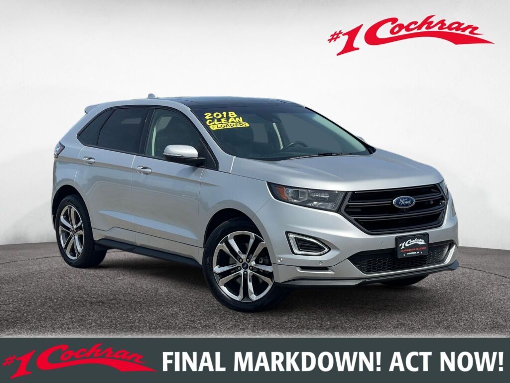 Ingot Silver 2018 Ford Edge Sport AWD SUV / Crossover All-Wheel Drive 6-Speed Automatic