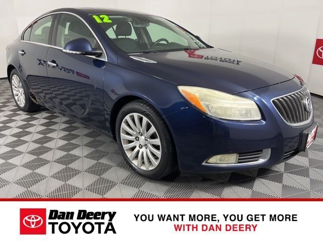 Midnight Blue Metallic 2012 Buick Regal Sedan 6-Speed Automatic Overdrive