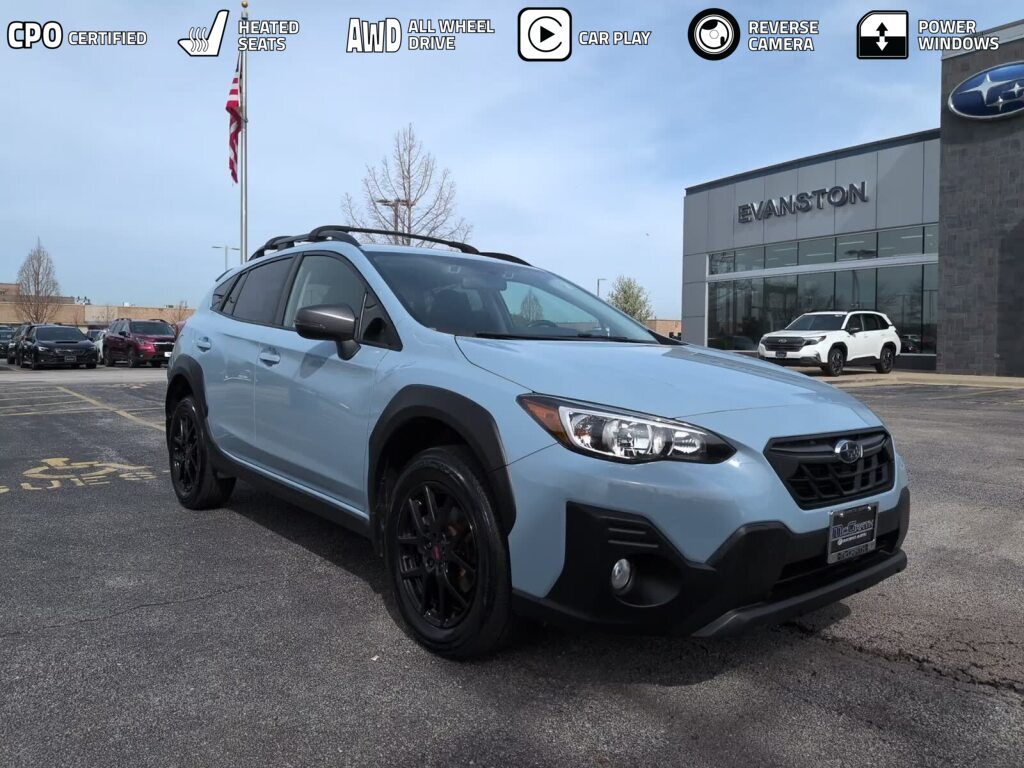Cool Gray Khaki 2021 Subaru Crosstrek Sport AWD SUV / Crossover All-Wheel Drive Continuously Variable Transmission