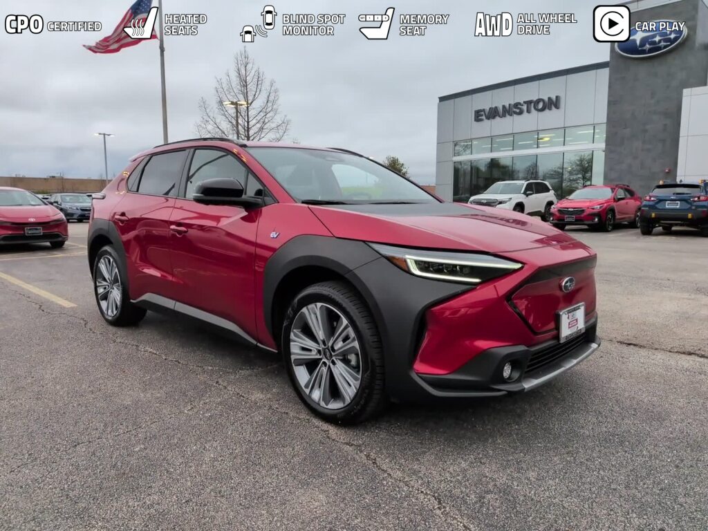 Elemental Red Pearl 2025 Subaru Solterra Limited AWD SUV / Crossover All-Wheel Drive 1-Speed Automatic