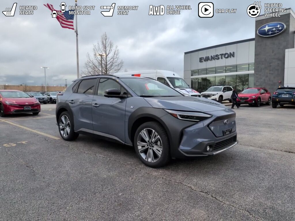 Harbor Mist Gray Pearl 2024 Subaru Solterra Limited AWD SUV / Crossover All-Wheel Drive 1-Speed Automatic