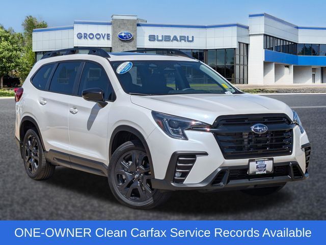 Crystal White Pearl 2025 Subaru Ascent Onyx Edition Touring AWD SUV / Crossover All-Wheel Drive Continuously Variable Transmission