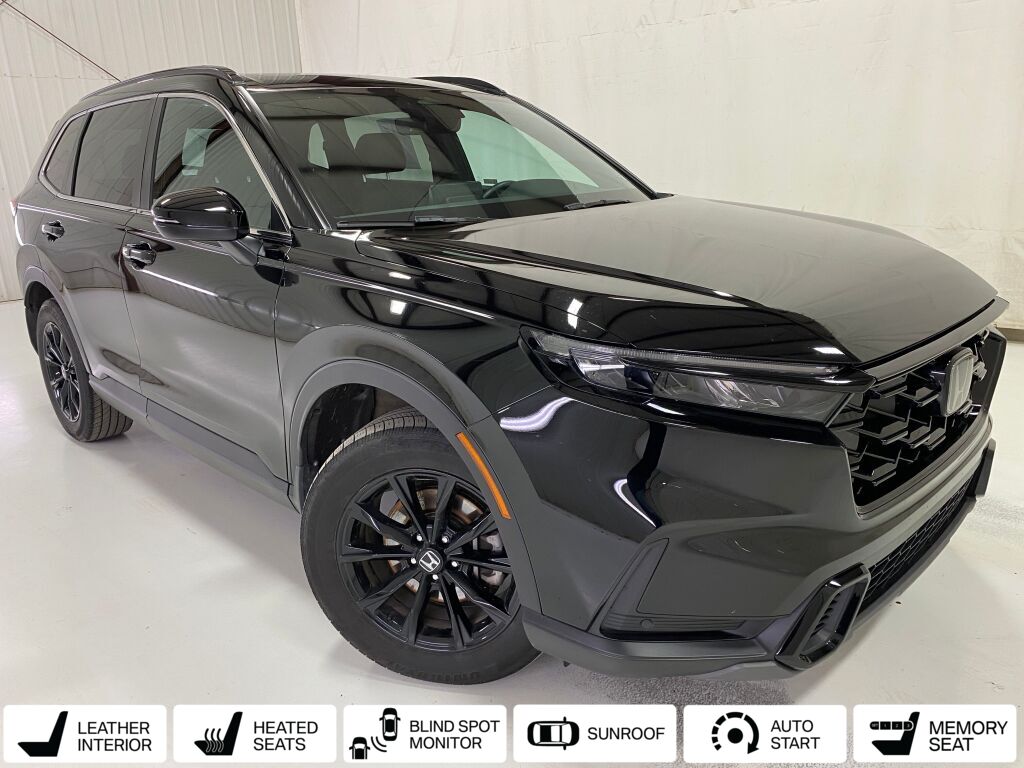 2024 Honda CR-V Hybrid Sport-L Crystal Black Pearl at Auto Express Mitsubishi