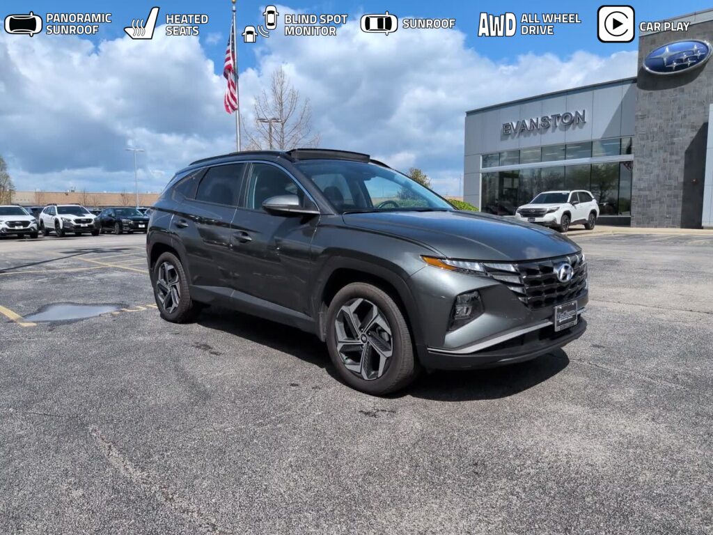 Amazon Gray 2024 Hyundai Tucson Hybrid SEL Convenience AWD SUV / Crossover All-Wheel Drive 6-Speed Automatic