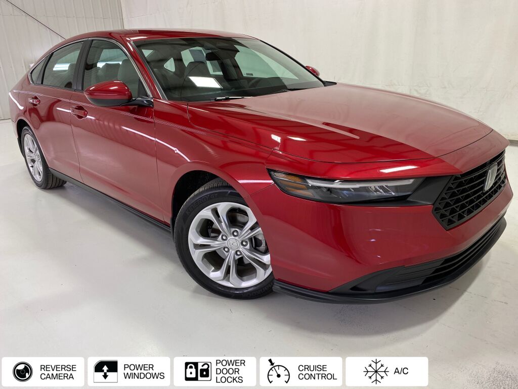 2023 Honda Accord LX Radiant Red Metallic at Honda North