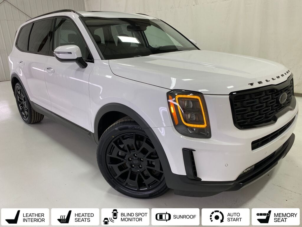 2021 Kia Telluride SX Glacial White Pearl at Phil Fitts Ford