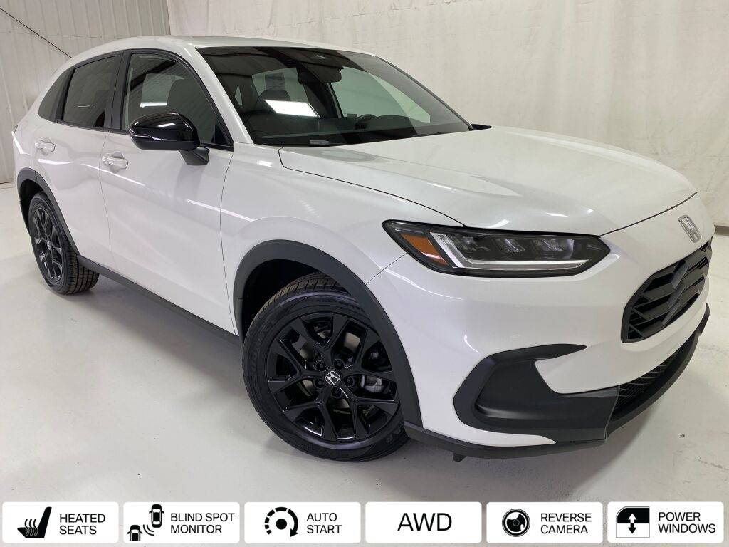 2023 Honda HR-V Sport Platinum White Pearl at Honda North