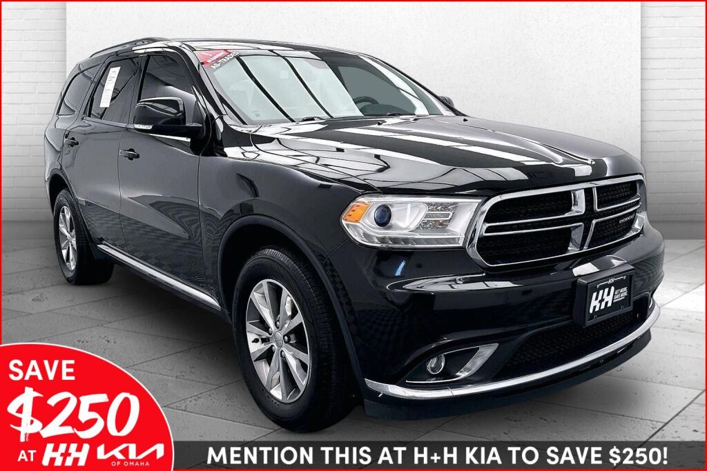Brilliant Black Crystal Pearlcoat 2015 Dodge Durango Limited AWD SUV / Crossover All-Wheel Drive 8-Speed Automatic