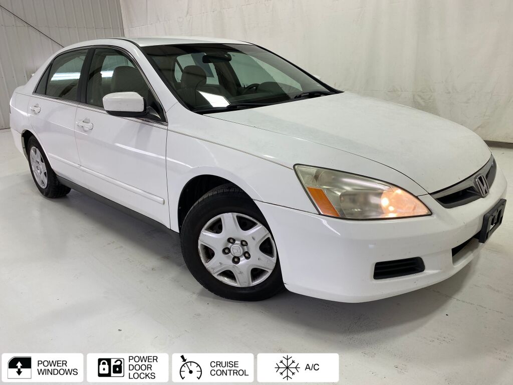 2007 Honda Accord LX Taffeta White at Grove City Ford