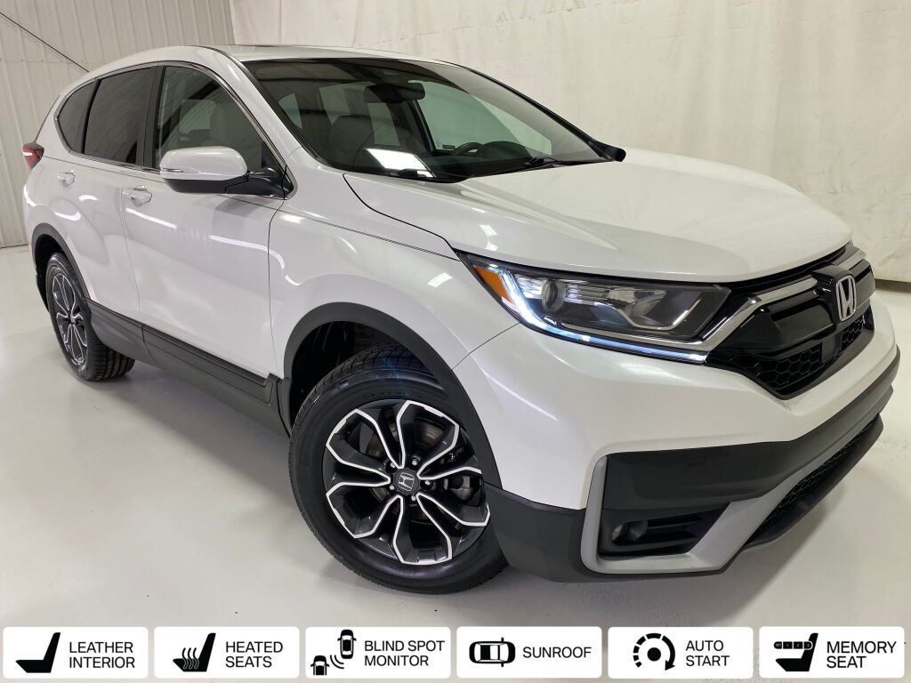 2020 Honda CR-V EX-L Platinum White Pearl at Honda North