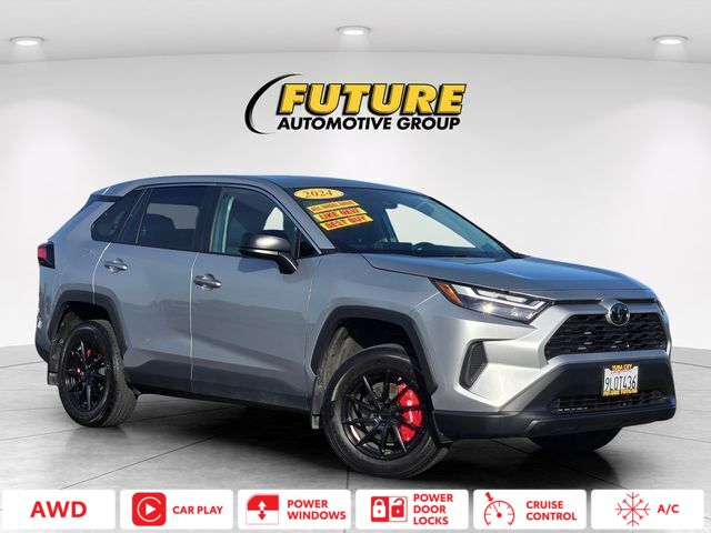 Silver Sky Metallic 2024 Toyota RAV4 LE AWD SUV / Crossover All-Wheel Drive 8-Speed Automatic