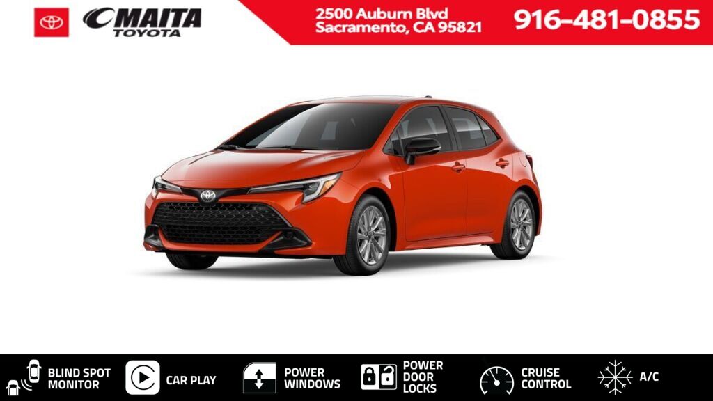 Inferno 2026 Toyota Corolla Hatchback SE FWD Hatchback Front-Wheel Drive Continuously Variable Transmission