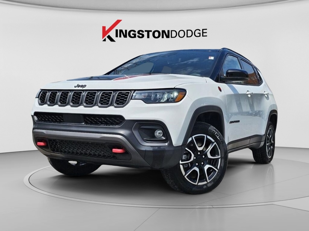 White 2024 Jeep Compass SUV / Crossover Four-Wheel Drive 8-Speed Automatic