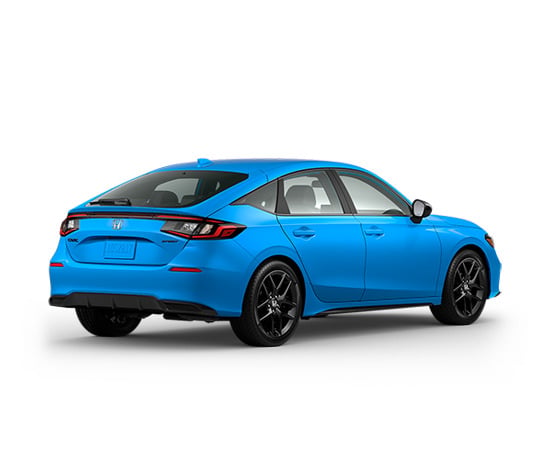 2026 Honda Civic Hatchback Sport Boost Blue Pearl at Honda North