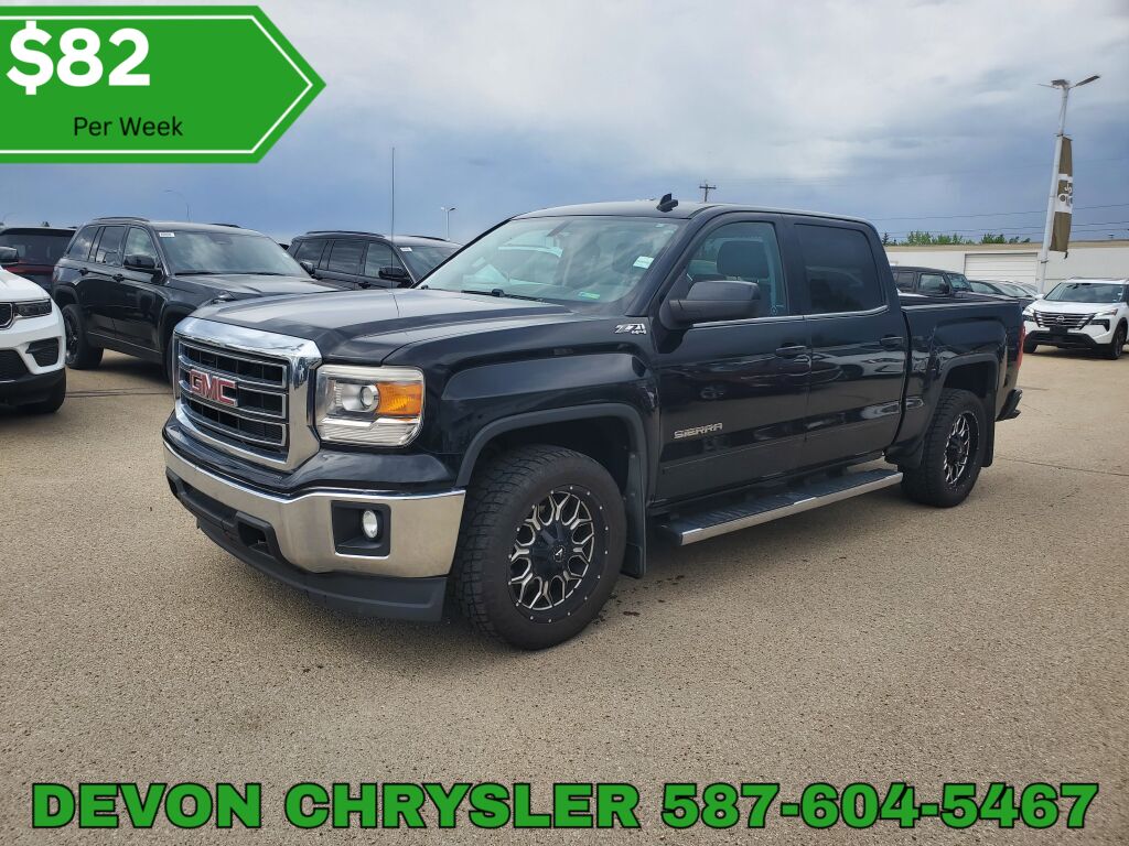 2014 GMC Sierra 1500 SLE Crew Cab 4WD Pickup Truck Four-Wheel Drive 6-Speed Automatic Overdrive
