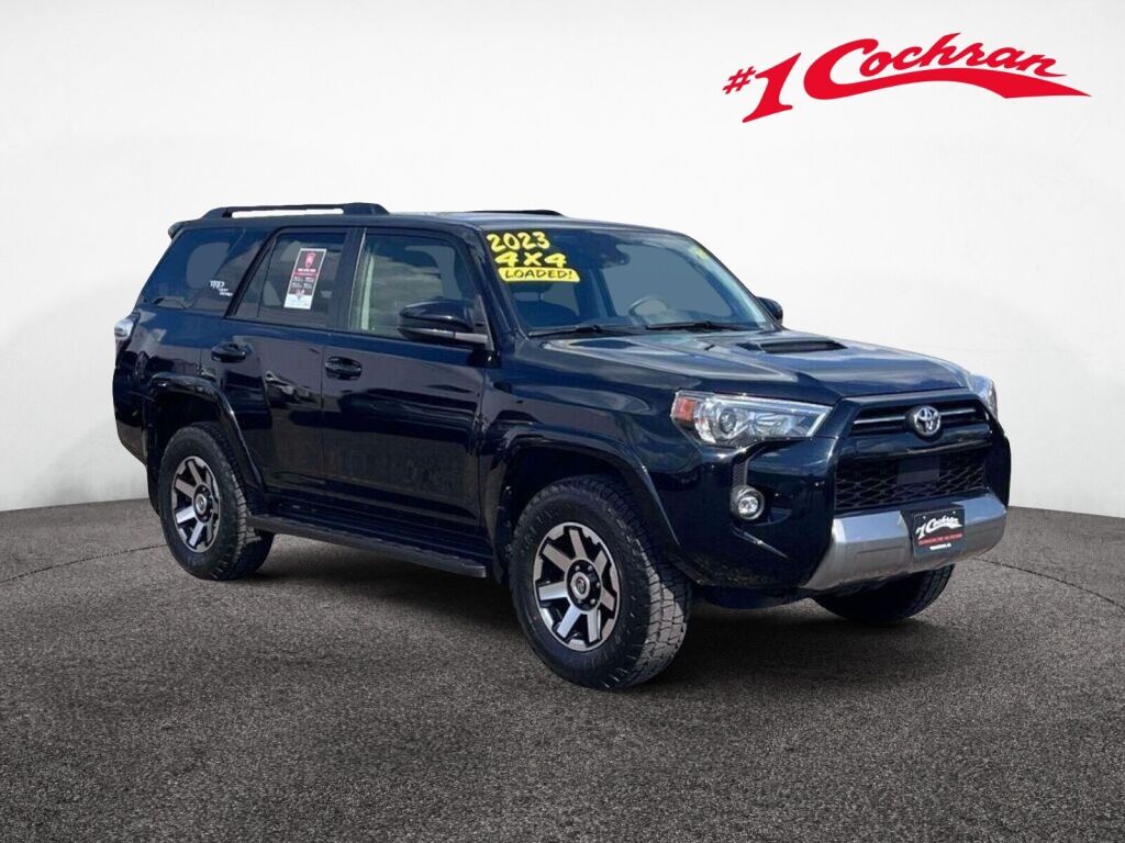 Midnight Black Metallic 2023 Toyota 4Runner SUV / Crossover Four-Wheel Drive 5-Speed Automatic