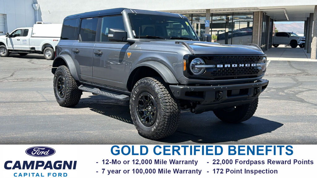Gray Metallic 2025 Ford Bronco Badlands 4-Door 4WD SUV / Crossover Four-Wheel Drive Automatic