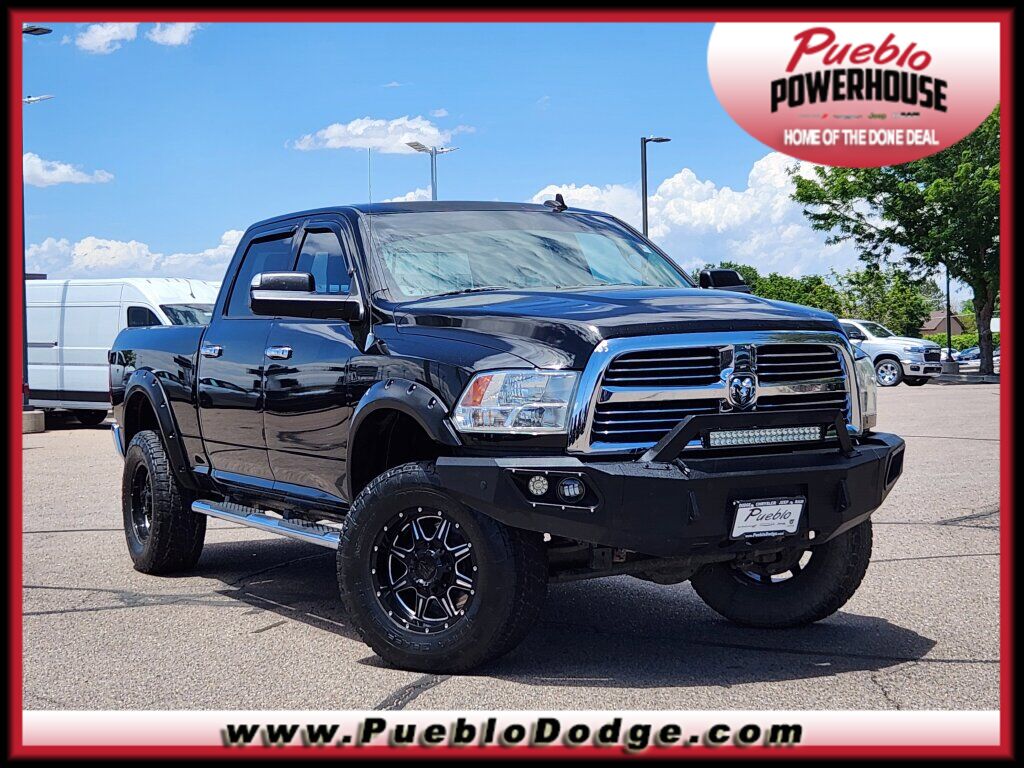 Black Clearcoat 2014 RAM 2500 Big Horn Crew Cab 4WD Pickup Truck Four-Wheel Drive 6-Speed Automatic
