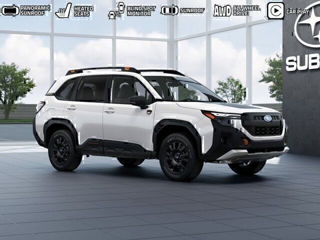 CRYSTAL WHITE PEARL 2026 Subaru Forester Wilderness Crossover AWD SUV / Crossover All-Wheel Drive Continuously Variable Transmission