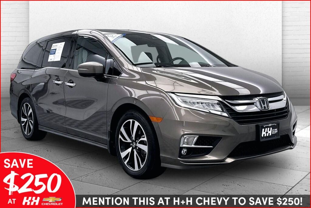 Pacific Pewter Metallic 2019 Honda Odyssey Elite FWD Minivan Front-Wheel Drive Automatic
