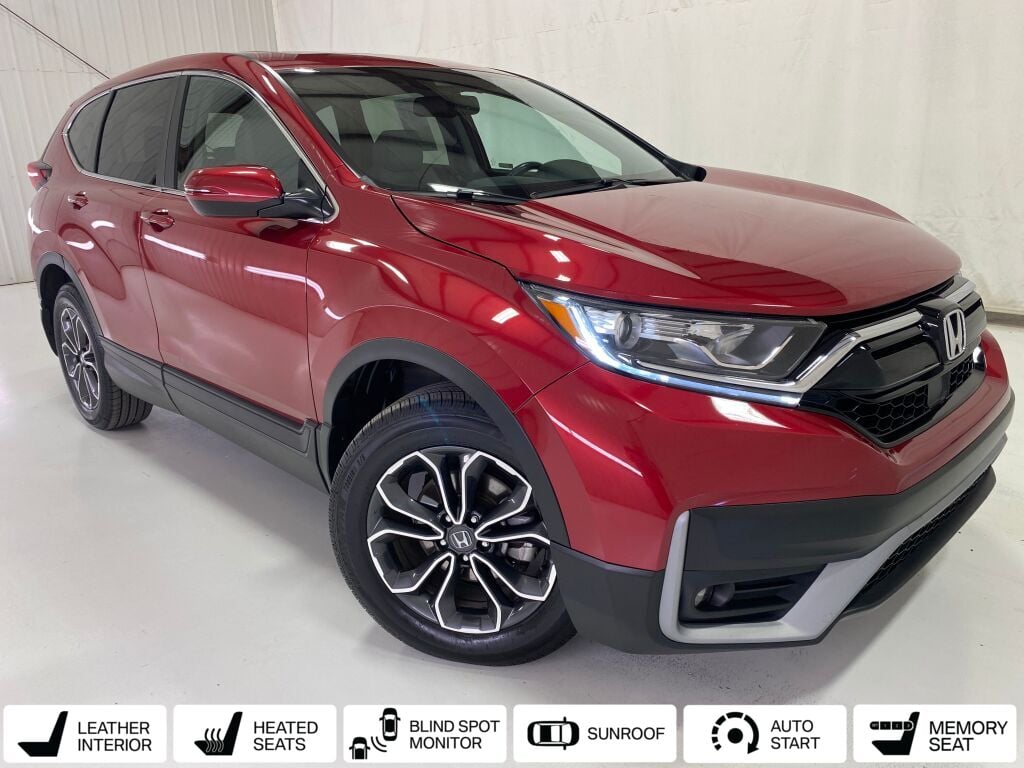 2021 Honda CR-V EX-L Radiant Red Metallic at Honda North