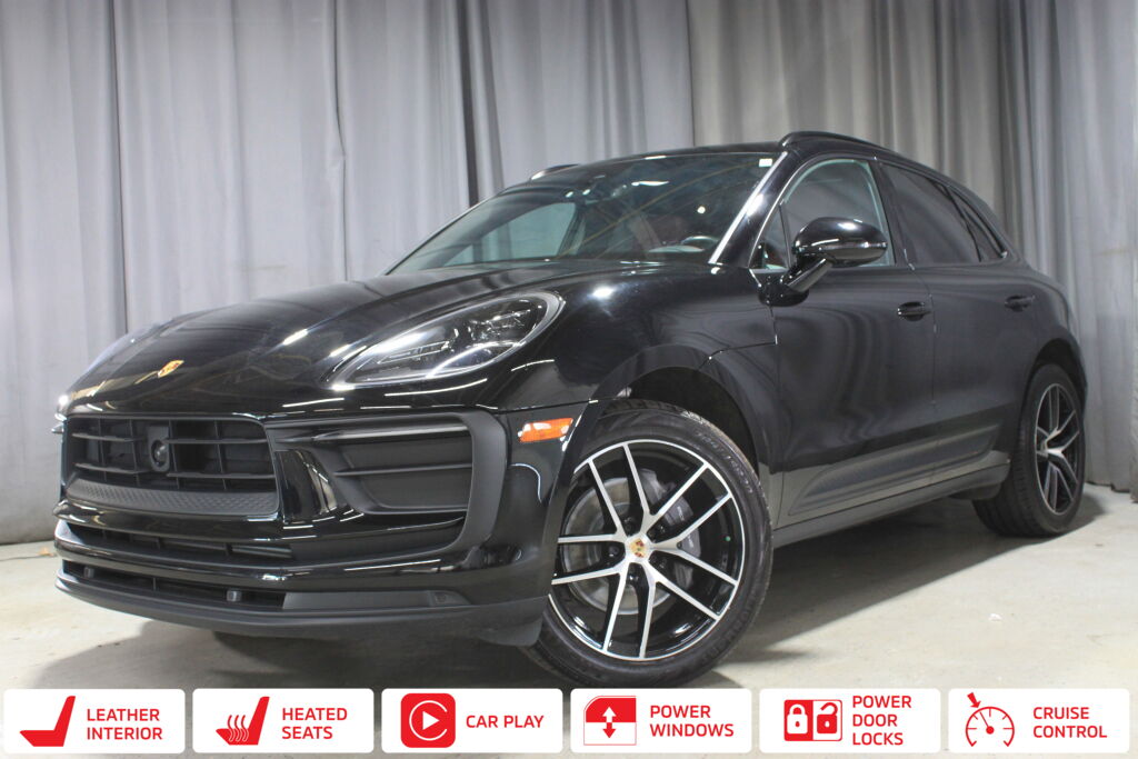 Black 2023 Porsche Macan AWD SUV / Crossover All-Wheel Drive