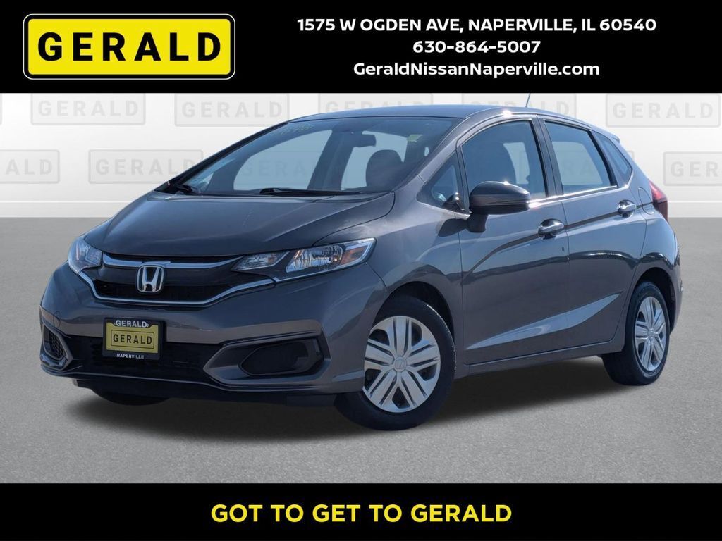 Gray 2019 Honda Fit LX FWD Hatchback Front-Wheel Drive Continuously Variable Transmission