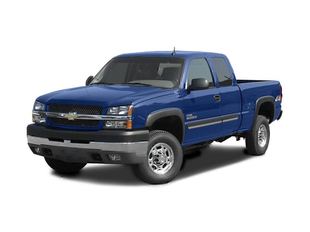 Wildfire Red 2004 Chevrolet Silverado 2500HD LS Extended Cab 4WD Pickup Truck Four-Wheel Drive 4-Speed Automatic