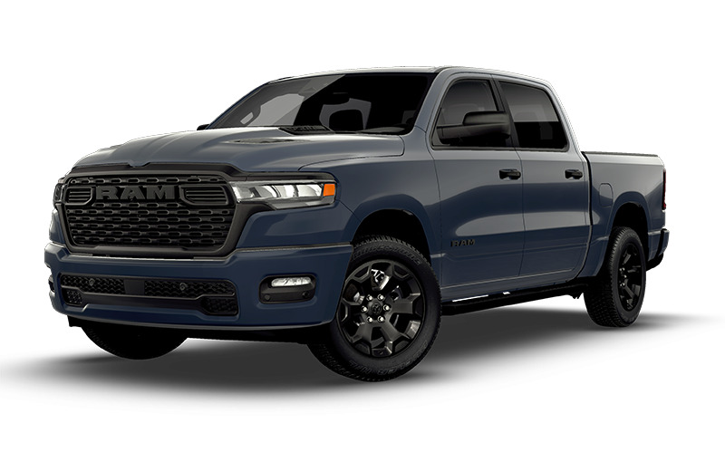Forged Blue Metallic 2026 RAM 1500 Express Crew Cab 4WD Pickup Truck Four-Wheel Drive 8-Speed Automatic