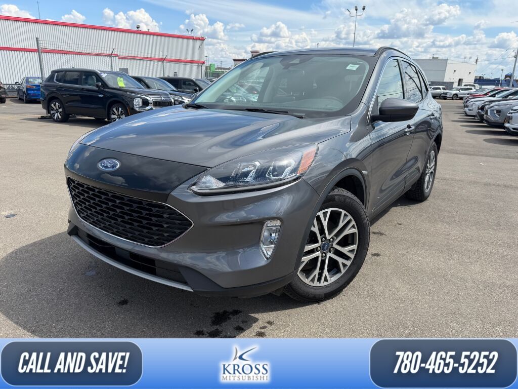 Gray (Carbonized Grey Metallic) 2021 Ford Escape SEL AWD SUV / Crossover All-Wheel Drive 8-Speed Automatic Overdrive